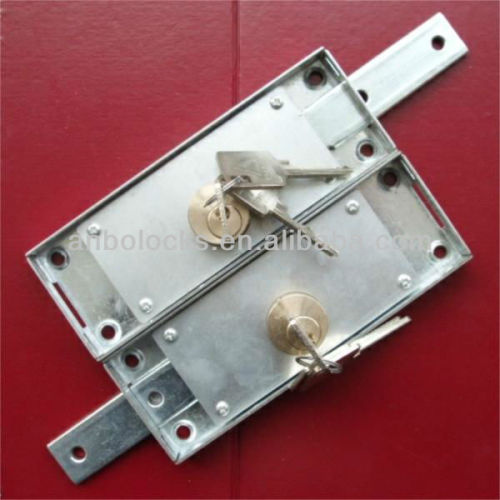 High quality European stardand double garage door lock