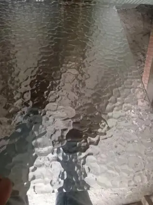 Hot selling 5mm oceanic pattern glass