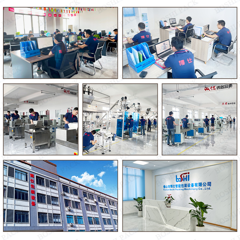 Boshi Pack CE Full Automatic High Speed Food Packaging Machine Chocolate bar Vegetable Packaging Machine6