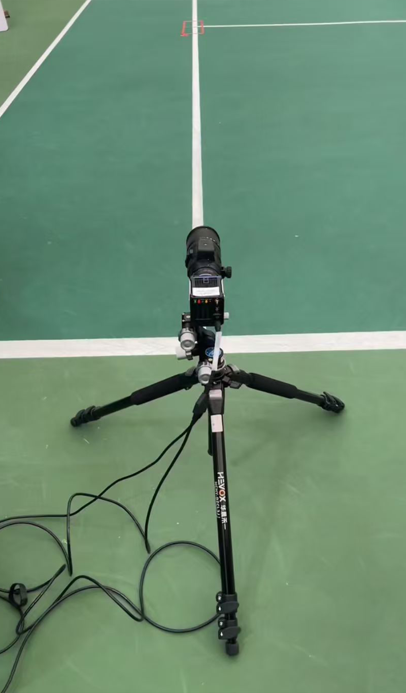 Freezing the details of split-second motion! HEVOX’s high-speed camera completes real-world testing in a tennis setting.