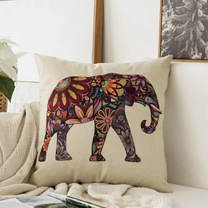 Animal Series Cotton Linen Pillow Cases