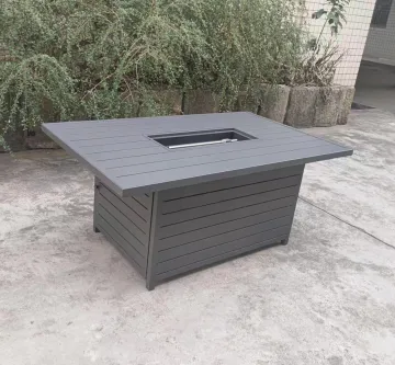 Backyard Furniture: Outdoor Garden Fire Pit Dining Table