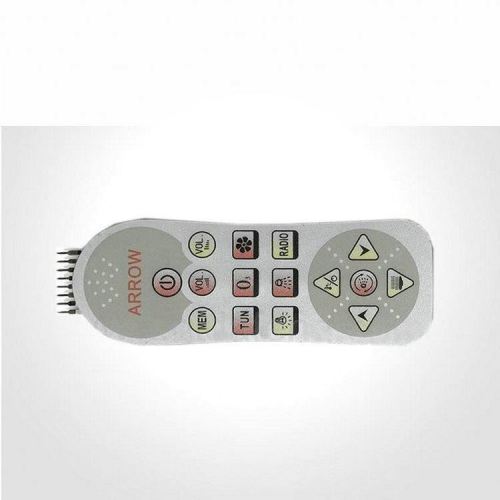 Panneau d'interrupteur imprimé en aluminium LED