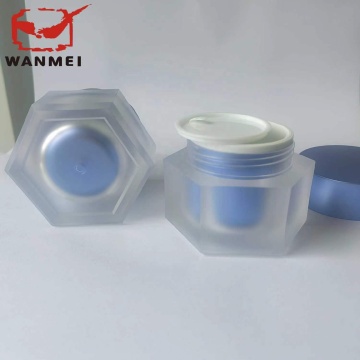 Hexagon Acrylic Cosmetic Jars - 30g & 50g Lotion Bottles & Cream Containers