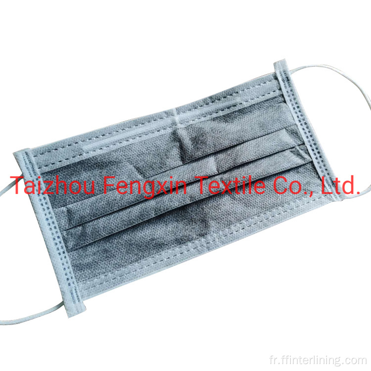 Tissu de fibres de filtre à filtre de charbon non tissé de conception PP