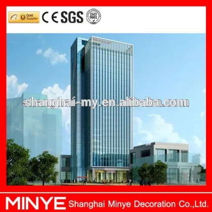aluminium curtain wall/glass curtain wall/curved glass for curtain wall