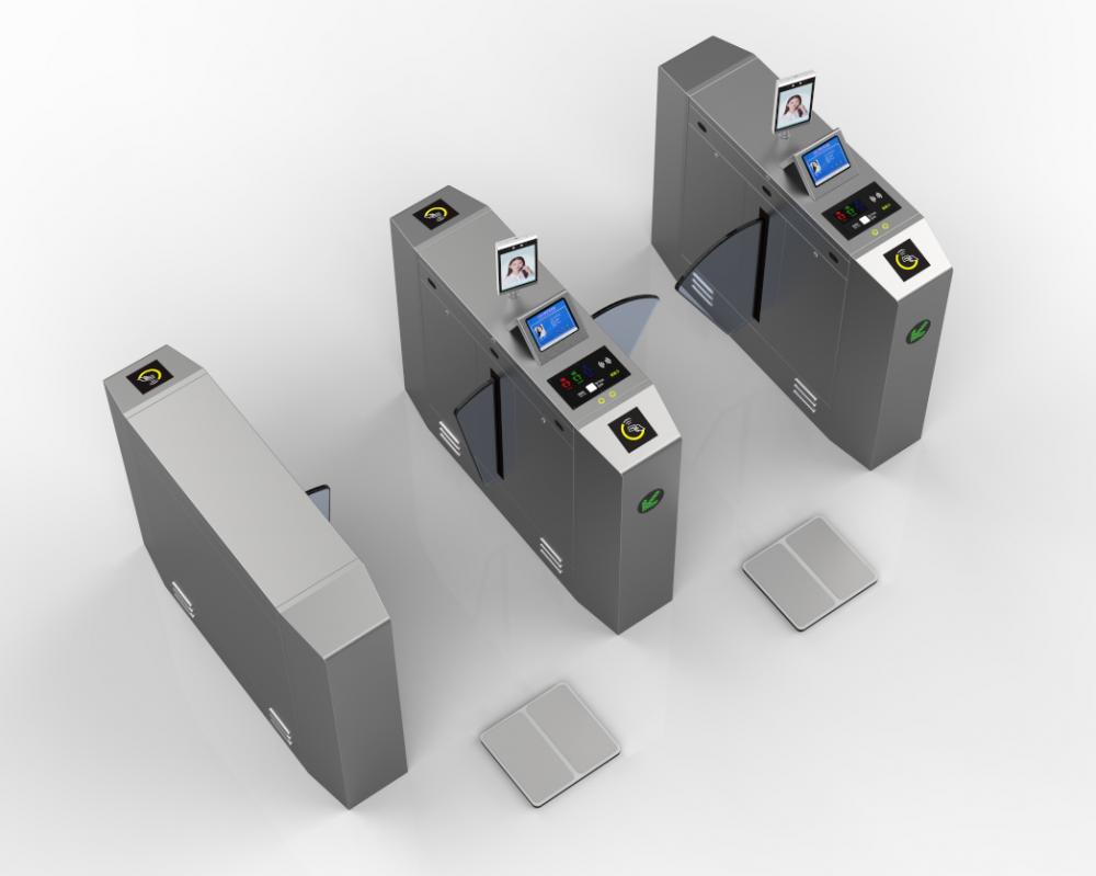 Retractable ESD Flap Barrier Turnstile with Rfid Card