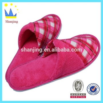 wholesale bordeaux lady slipper shoe indoor terry slipper