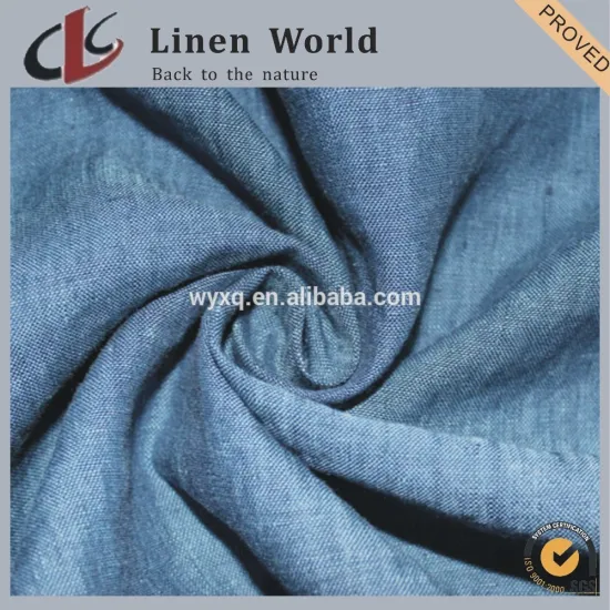 Yarn Dyed 100% Ramie Fabric 14*14 54*54 53/54"