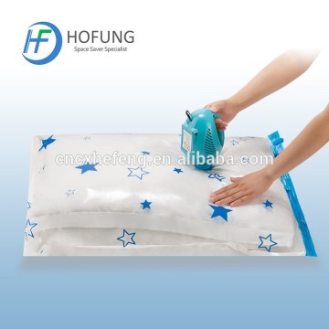 Best selling vacuum compression bag for clothing and bedding space saver