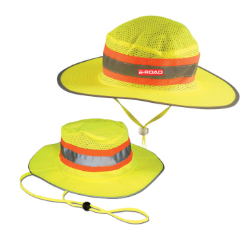 Custom Logo Hi-Vis Reflective Bucket Hat for Fishing, Sport, and Climbing