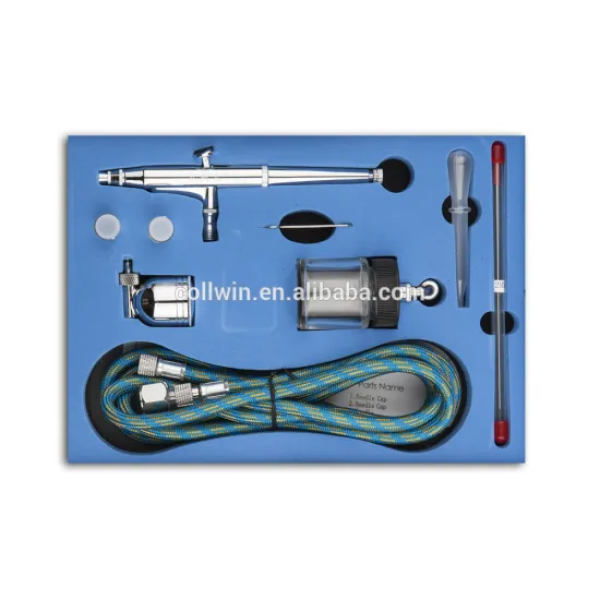 Dual Action 0.2mm/0.3mm/0.5mm Nozzle Air Brush Spray Gun AS-18