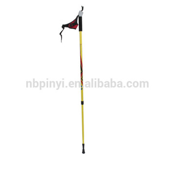 2-sections SKI pole with aluminium6061/7075 t6/carbon fiber,nordic walking pole,ski sticks
