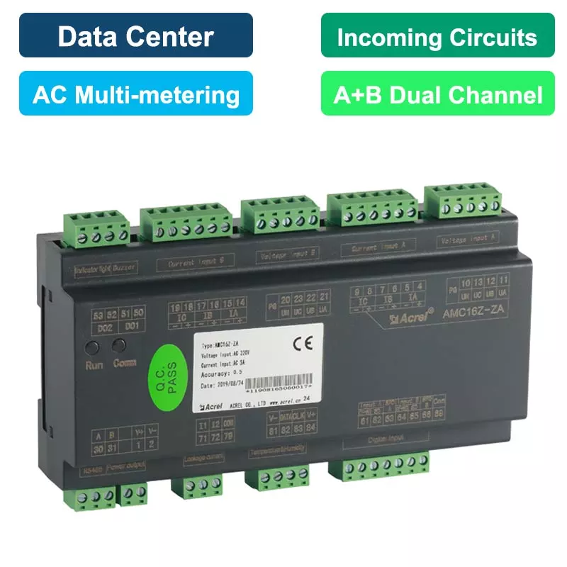 Misuratore di energia del data center a doppio circuito AMC16Z-Za