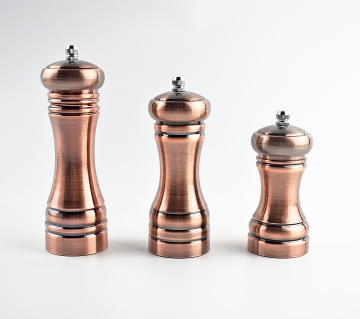 Factory Wholesale Bronze Acrylic Pepper Grinder & Salt Mill
