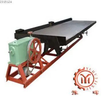chrome ore shaking table