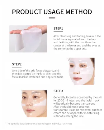 Custom Bio-Collagen 2 Hour Peel-Off Hydrogel Face Mask for Deep Hydration and Pore Minimization