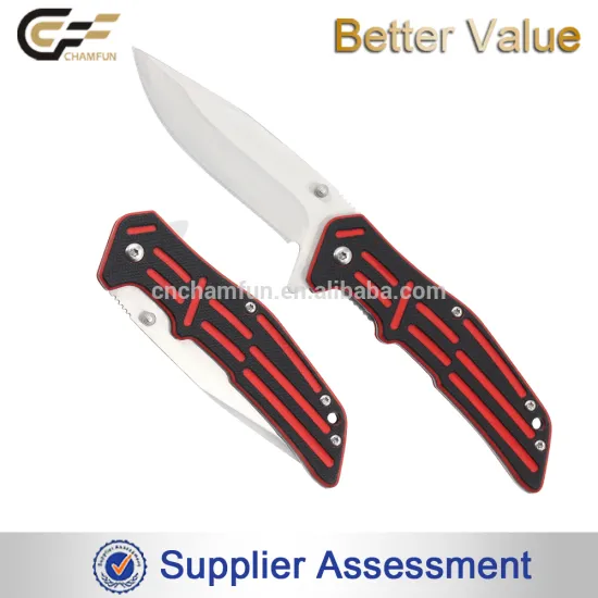Free Sample G10 handle Camping Survival sharpest pocket knife