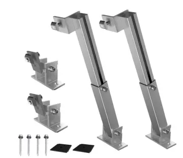 Adjustable aluminum solar PV mounting system