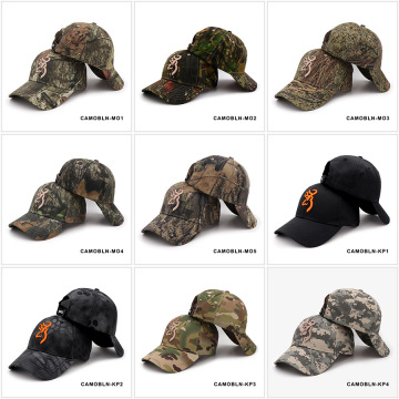 Hete stijl geborduurde baseballcap camouflagekap