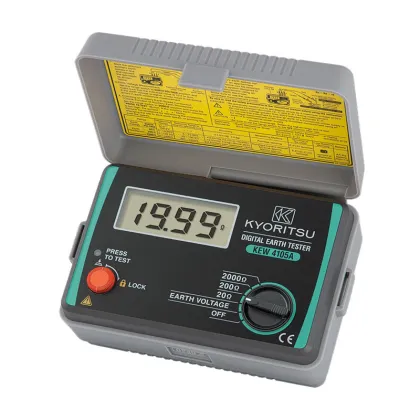 Kyoritsu KEW4105A Ground Resistance Tester - Precision Electrical Testing Instrument
