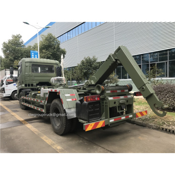 Dongfeng hook arm garbage truck to collected waste