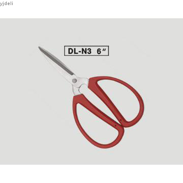 6\" Chinese Classic style RED HANDLE fabric scissor