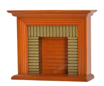 Doll's Furniture Wooden Fireplace Miniature Accessories