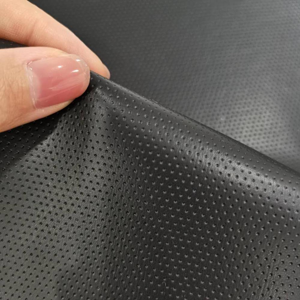 Cheap Pvc Leather With Kintted Fabric