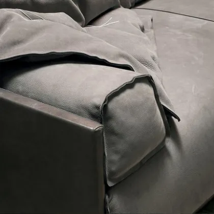 Grey Cloth upholstered sofa comfortable bolia sofa