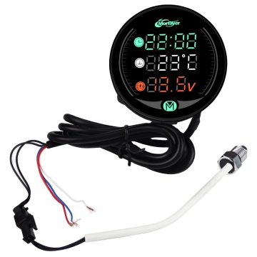 Waterproof LED Night Vision Motorcycle Meter with USB Charger - Hot Sale