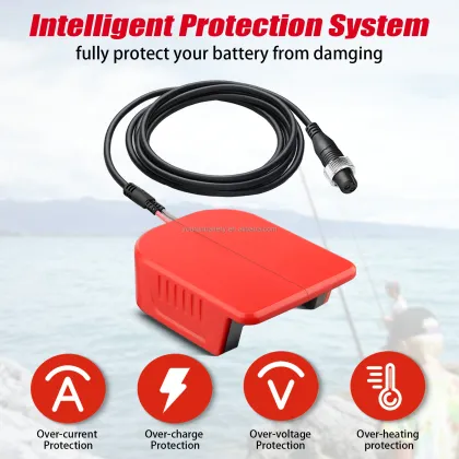 Milwaukee 18V Battery Charger Adapter for Fishing Reels (Daiwa, Shimano 14.4V BM2300 BM2900)