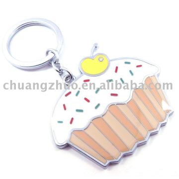 Fashion Metal Cake New Keychain