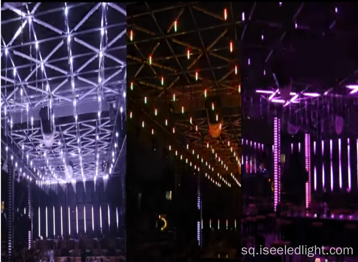 Madrix LED Tube 3D Meteor për tavan dekorativ