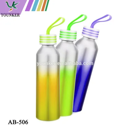 Aluminium sport water bottle/bicycle water bottle/outdoor travel bottle