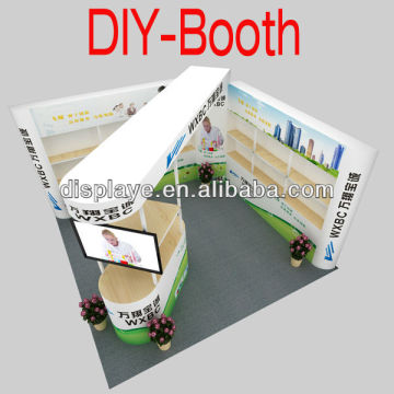 10ft portable modular display booth