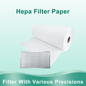 Material de papel de filtro HEPA de alta calidad