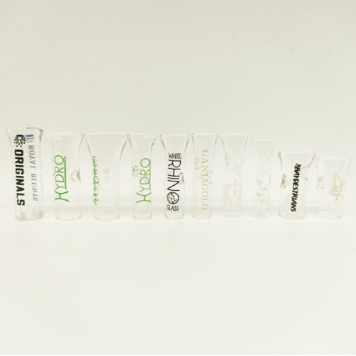 Glass Tips Flat pre rolls with glass tip custom LOGO Manufactory