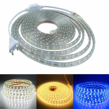 Outdoor RGB 5050 Waterproof LED Strip Light - AC110V/220V for Decoration