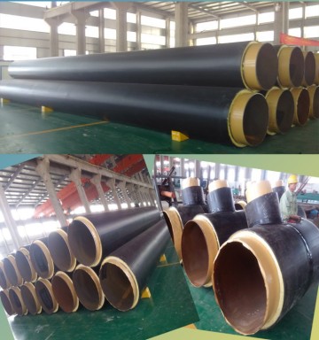 polyurethane foam hot water insulation pipe, hot water insulation pipe