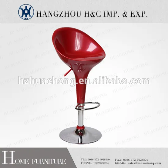 Best Seller Adjustable ABS Bar Stool With Footrest,simply ABS bar stools HC-K006