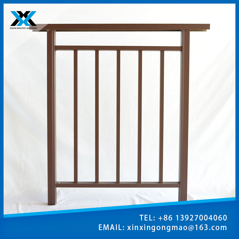 Easily Assembled Outdoor Fluorocarbon balcony fencing