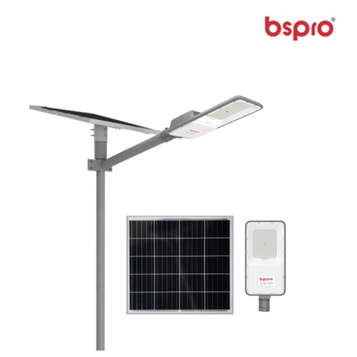 Integrated solar street light