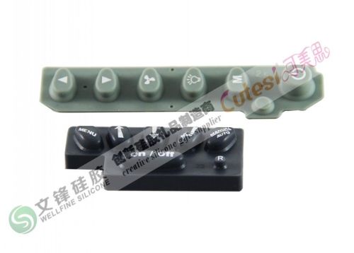 Durable Microwave Oven Silicone Rubber Keypad Use In Electronics Equipment