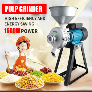 Electric Mini Wheat Flour Mill and Grain Milling Machine: Grinding Mill Herb Spice Pulverizer