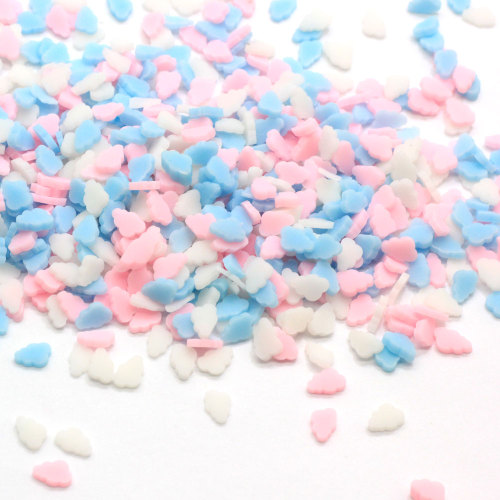 5mm Wit Blauw Roze Cloud Polymeer Zachte Klei Sprinkles voor Ambachten DIY Maken Nail Art Plakjes Slime Filler Accessoires