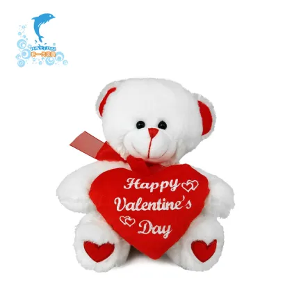 Valentines Giftplush stuffed teddy bear with heart