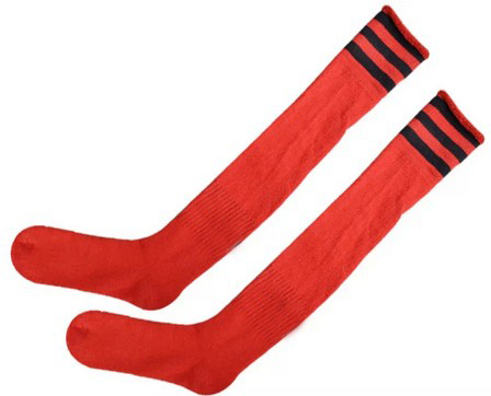 2014 giá rẻ bán buôn Soccer Sock bóng đá dài cổ điển vớ trắng người đàn ông Sock