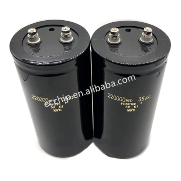 Laser Equipment Special 100000uF 63V 35*53mm Aluminum Electrolytic Capacitor