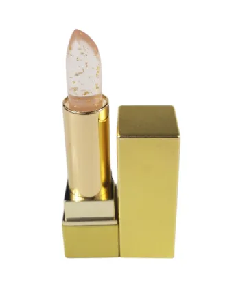 Hot Sale Color Changing Moisturizing Lipstick with Gold Foil